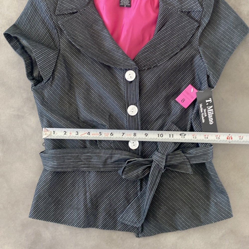 NWT women’s T.Milano stretch two piece suit size 8. - Picture 10 of 13